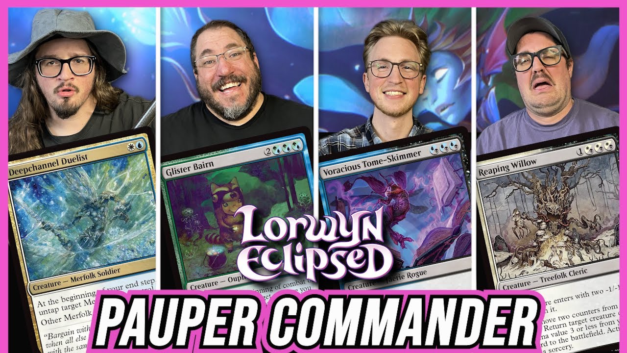 Jalapeno Paupers Play New Pauper Commanders from Lorwyn Eclipsed