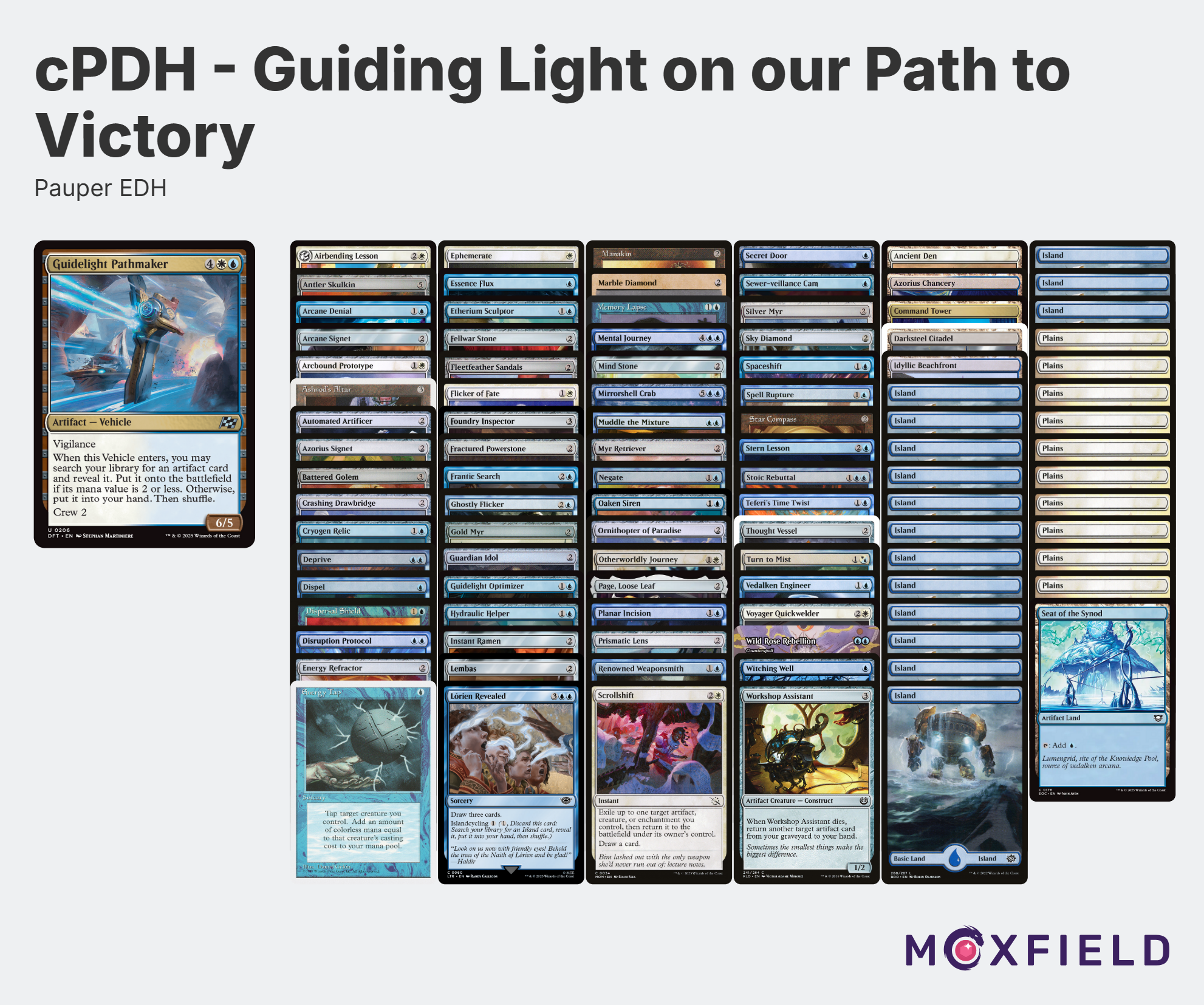 Guidelight full decklist